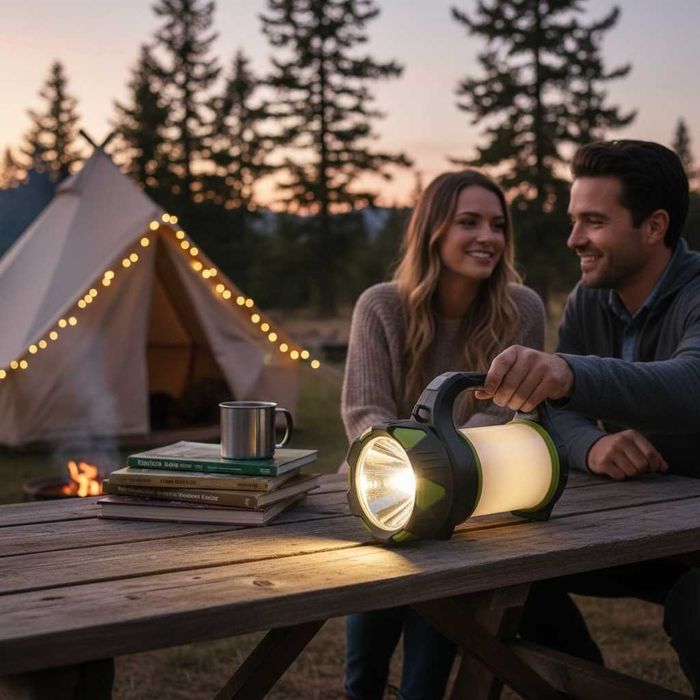 Ліхтар для дому при відключенні світла + Powerbank TS1984