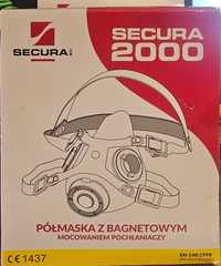 Maska SECURA 2000 plus okulary ochronne