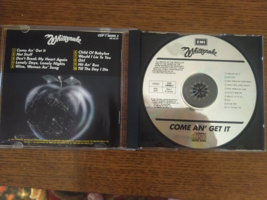 Whitesnake "Come An' Get It". Фирма.
