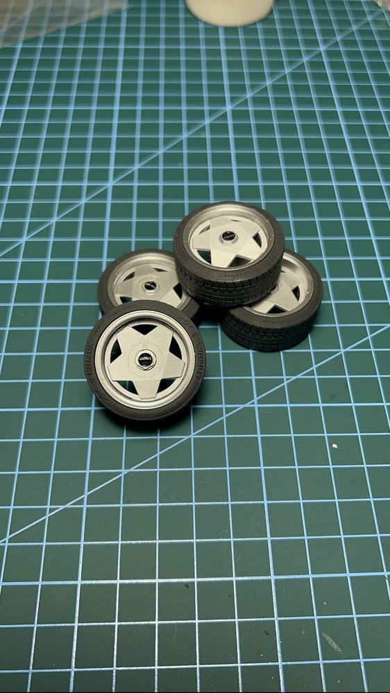 Felgi i akcesoriami do modeli 1/24, 1/18, DRUK 3D żywica