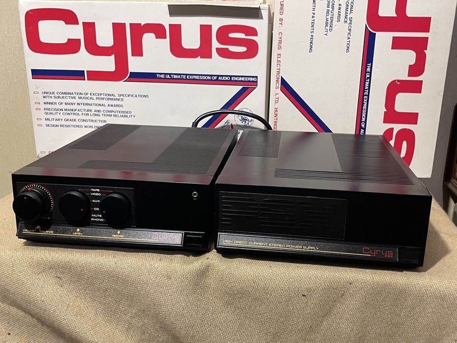 Шикарный британский HI-END усилитель CYRUS TWO + PSX (2х125Вт/14кг)