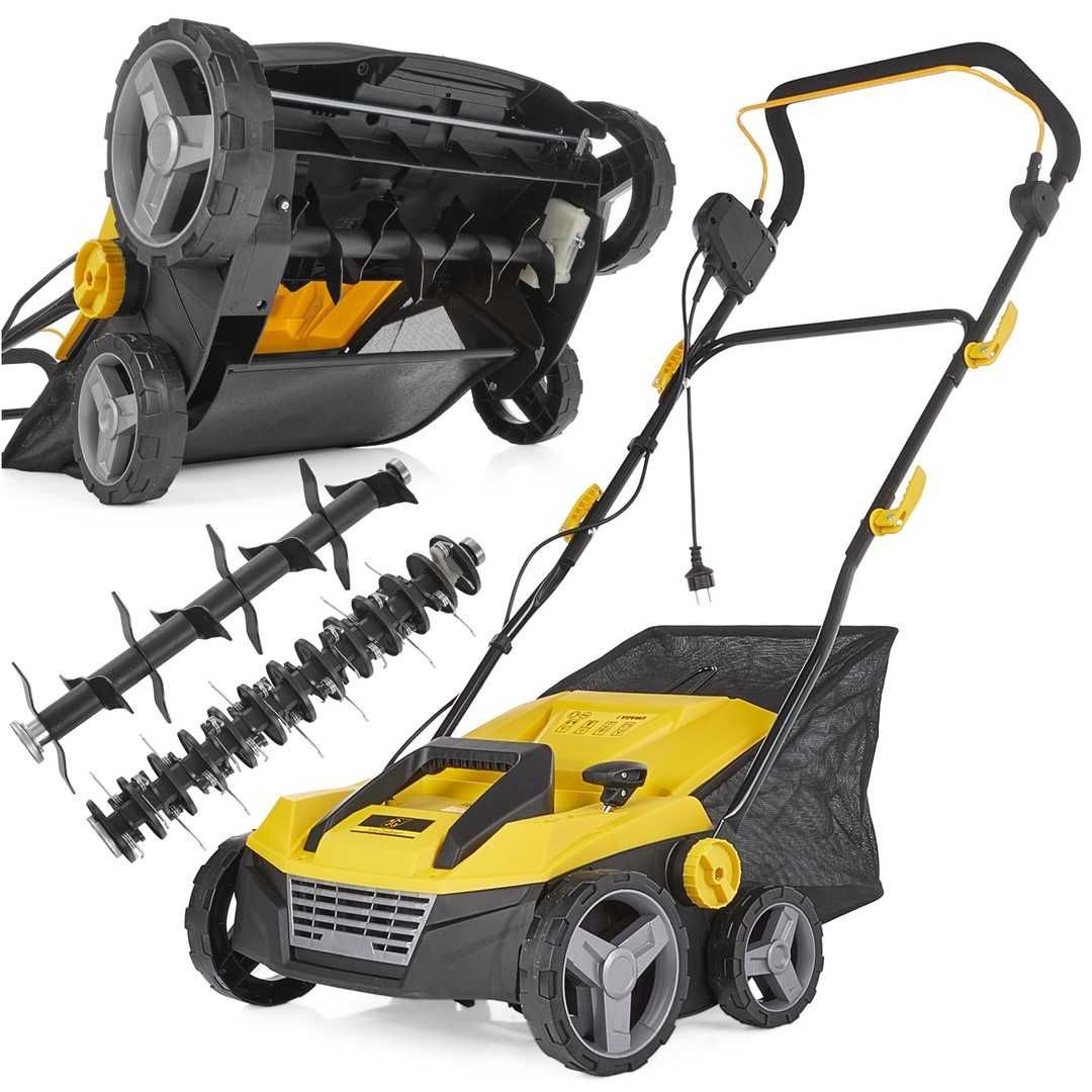Aerator areator elektryczny do trawy wertykulator 2300W 38cm 2w1 NOWY