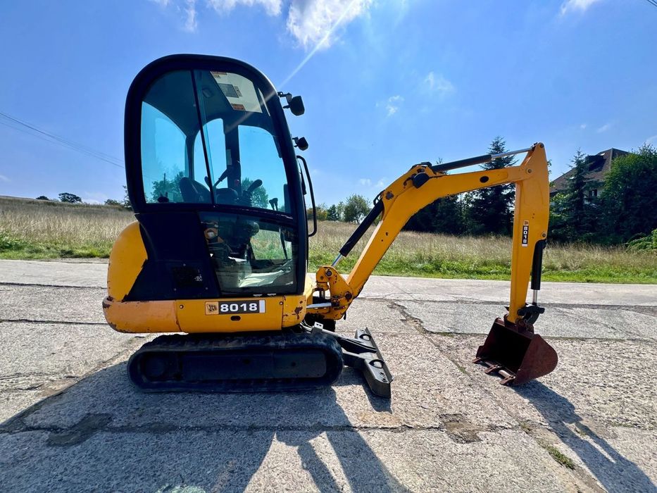 JCB 8018* MINIKOPARKA JCB 8018* LEASING* ZAMIANA* SKUP*  Minikoparka JCB 8018* Rozsuwane podwozie* Finansowanie*