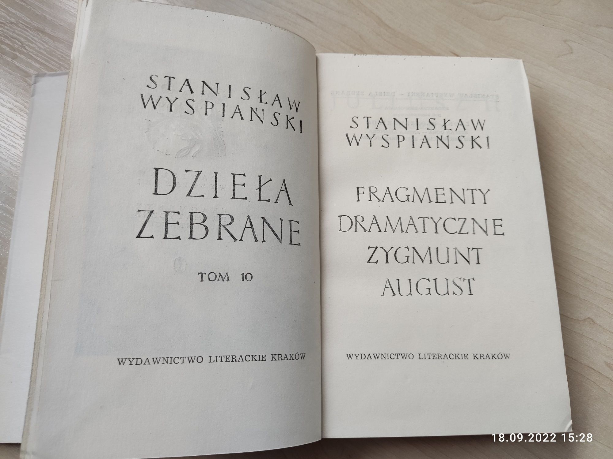 Stanisław Wyspiański Dzieła Zebrane tom 10