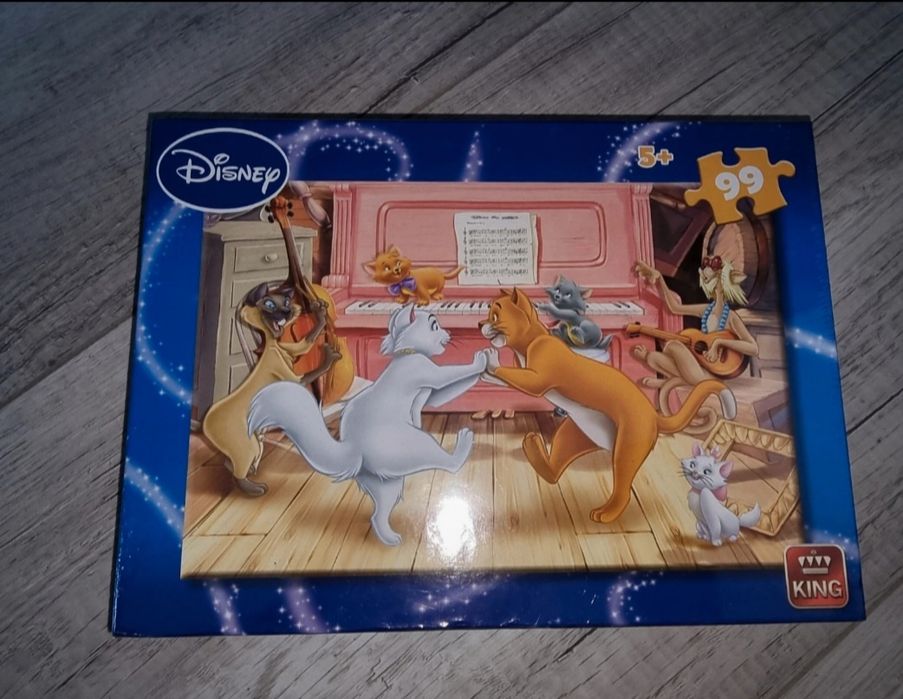 Puzzle 2 pudełka Arystokraci myszka Miki 5+