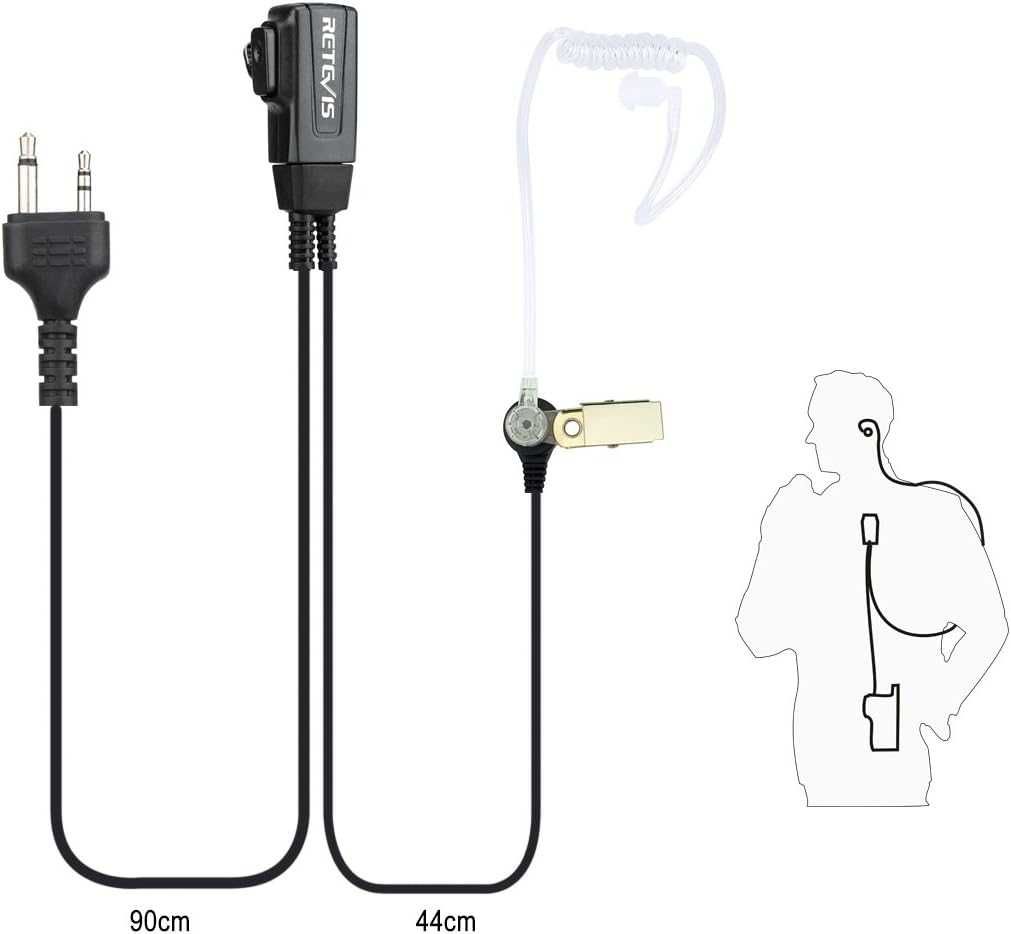 Słuchawki z mikrofonem, Retevis Walkie Talkie, spp536