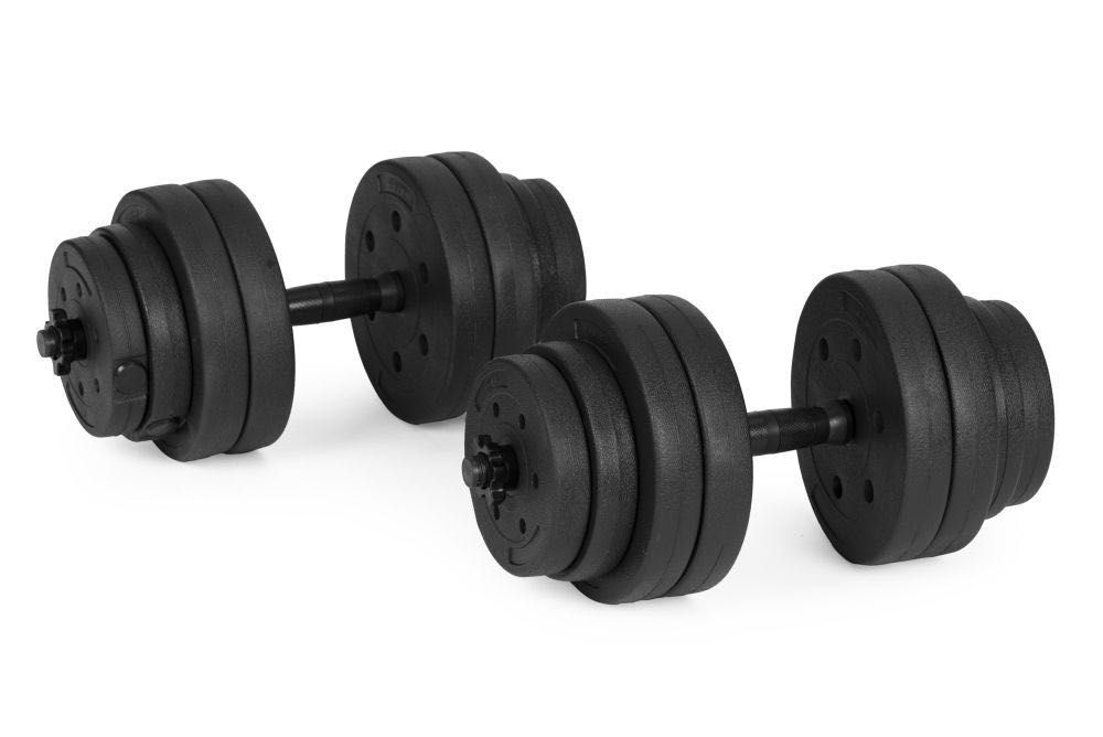 NOWE Hantle regulowane 2x10 kg zestaw do ćwiczeń 20 kg StrefaSportu