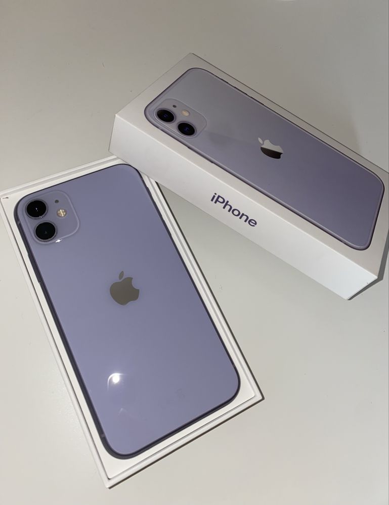 iPhone 11, 64 gb, фіолетовий, в ідеальному стані