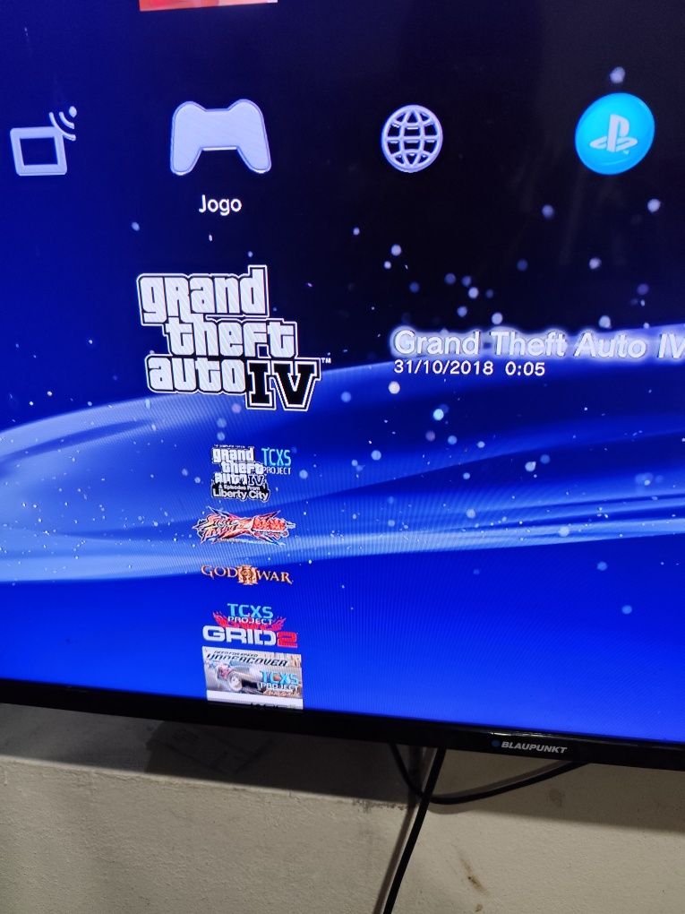 Consola PS3 500GB zipada com vários jogos/aceito troca de telemóvel