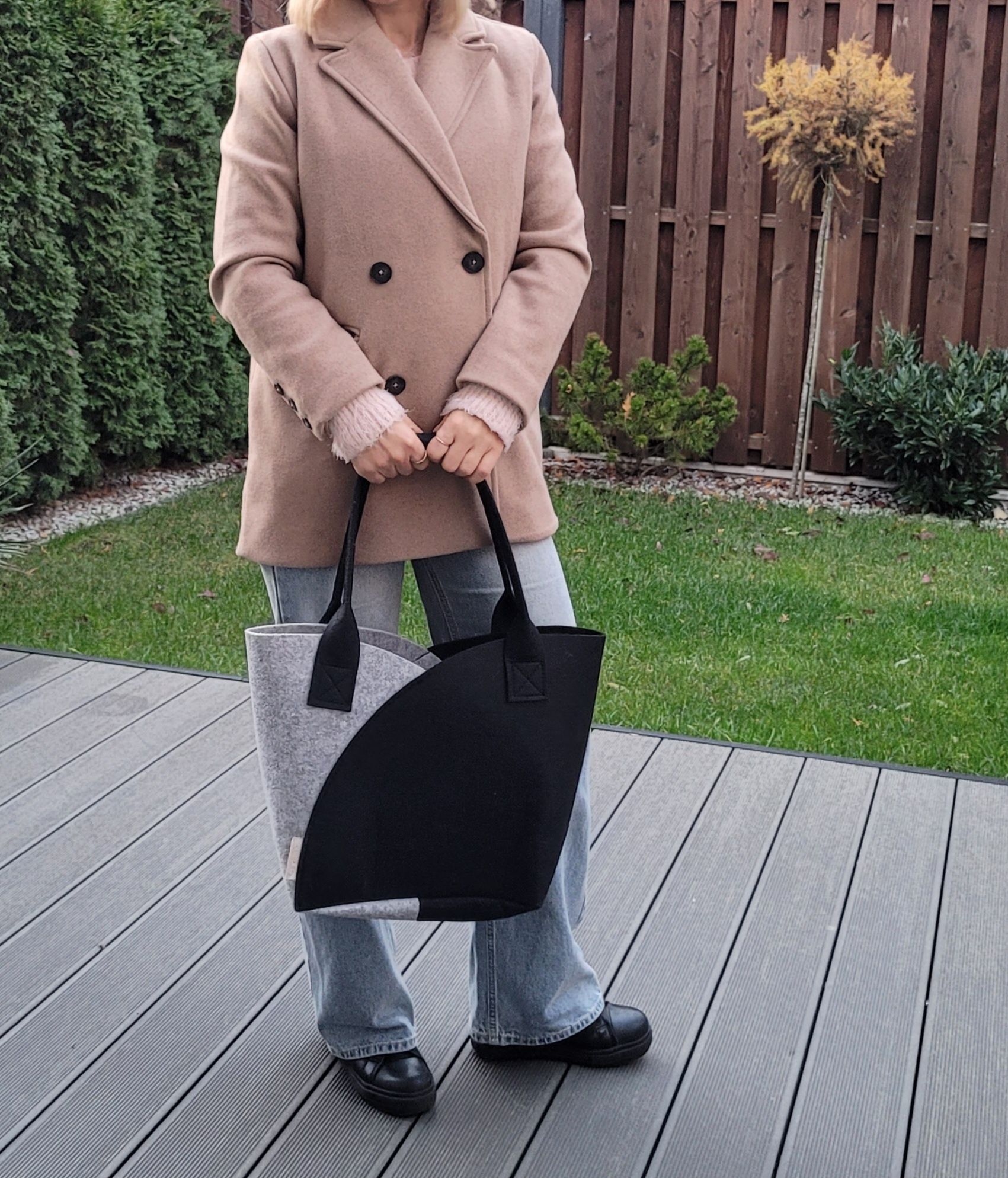 Torba filcowa shopper