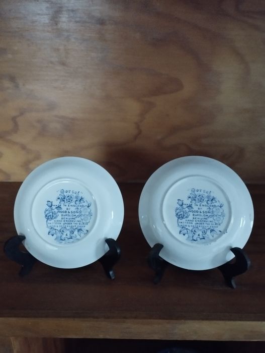 2 Pratos 11cm - Floral - Wood & Sons