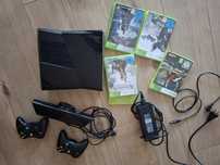 konsola xbox 360 + kinect 2x pady gry