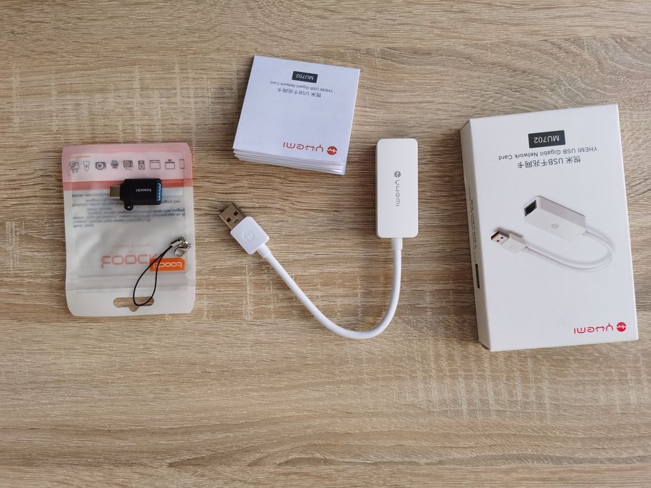 Xiaomi [1000Mbit / 1Gbit] LAN - USB 3.0/Type-C - Гигабитный переходник