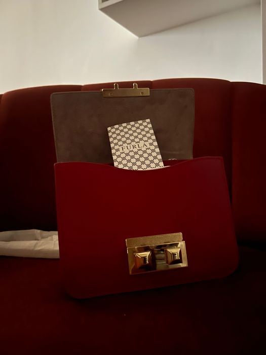 Bolsa Furla vermelha — nova com etiqueta, original