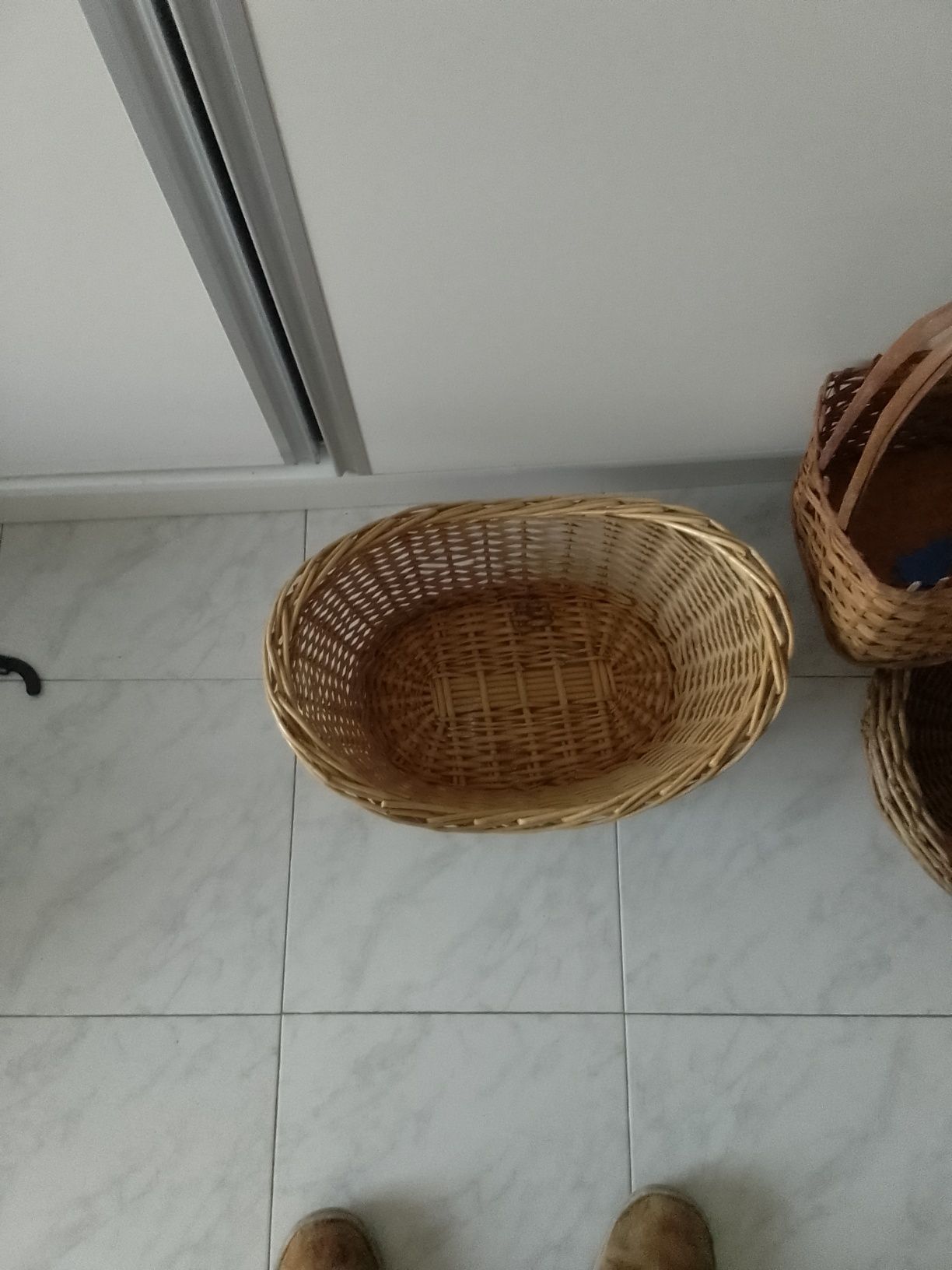Conjunto de cestas em bom estado