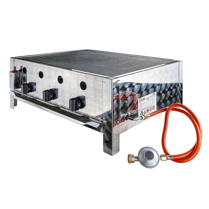 Газовий гриль Activa (Німеччина) на 3 конфорки, 9-12 кВт