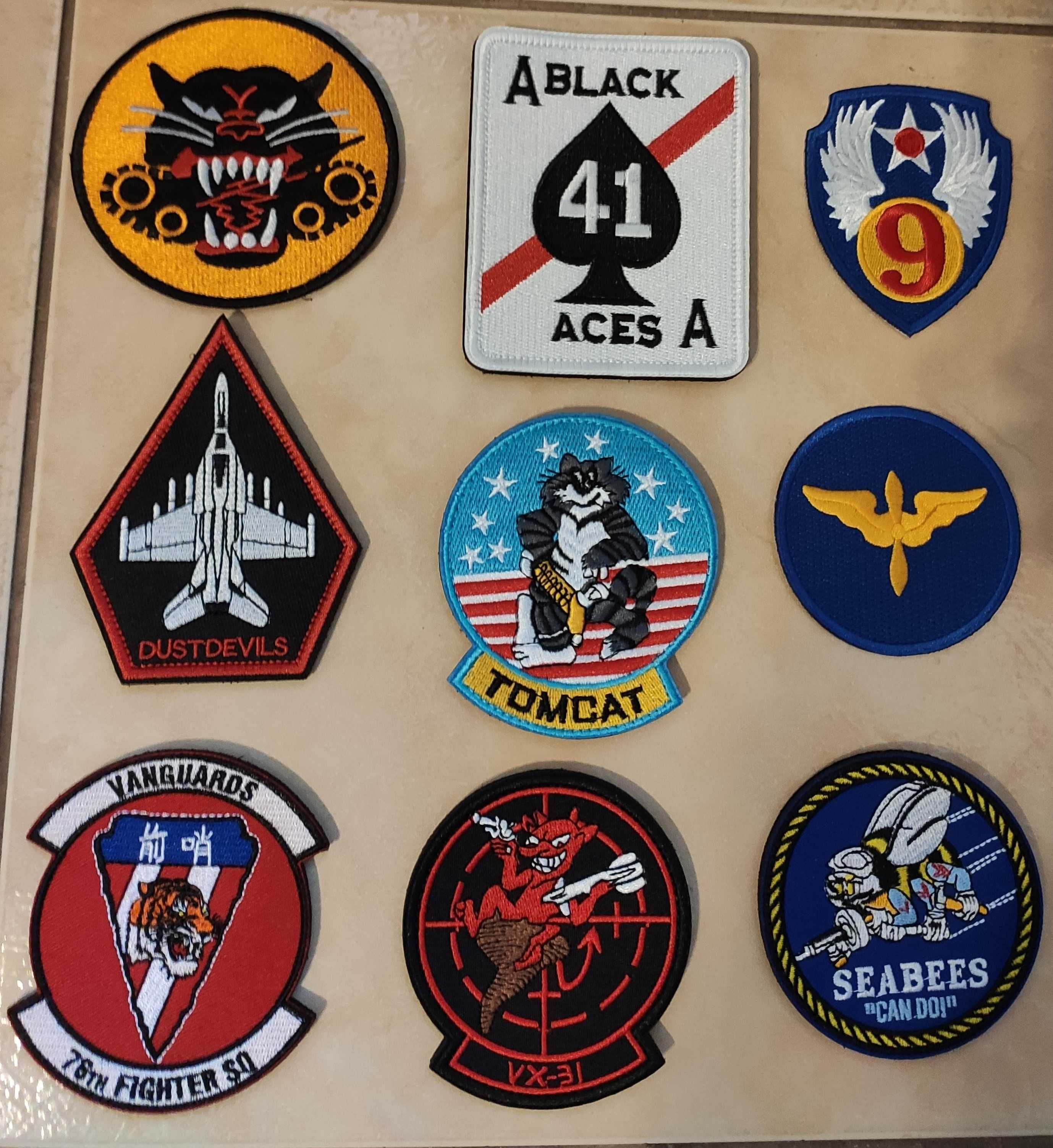 Нашивки Alpha Industries, Top Gun, USAF, Air Force Navy Army Airborne