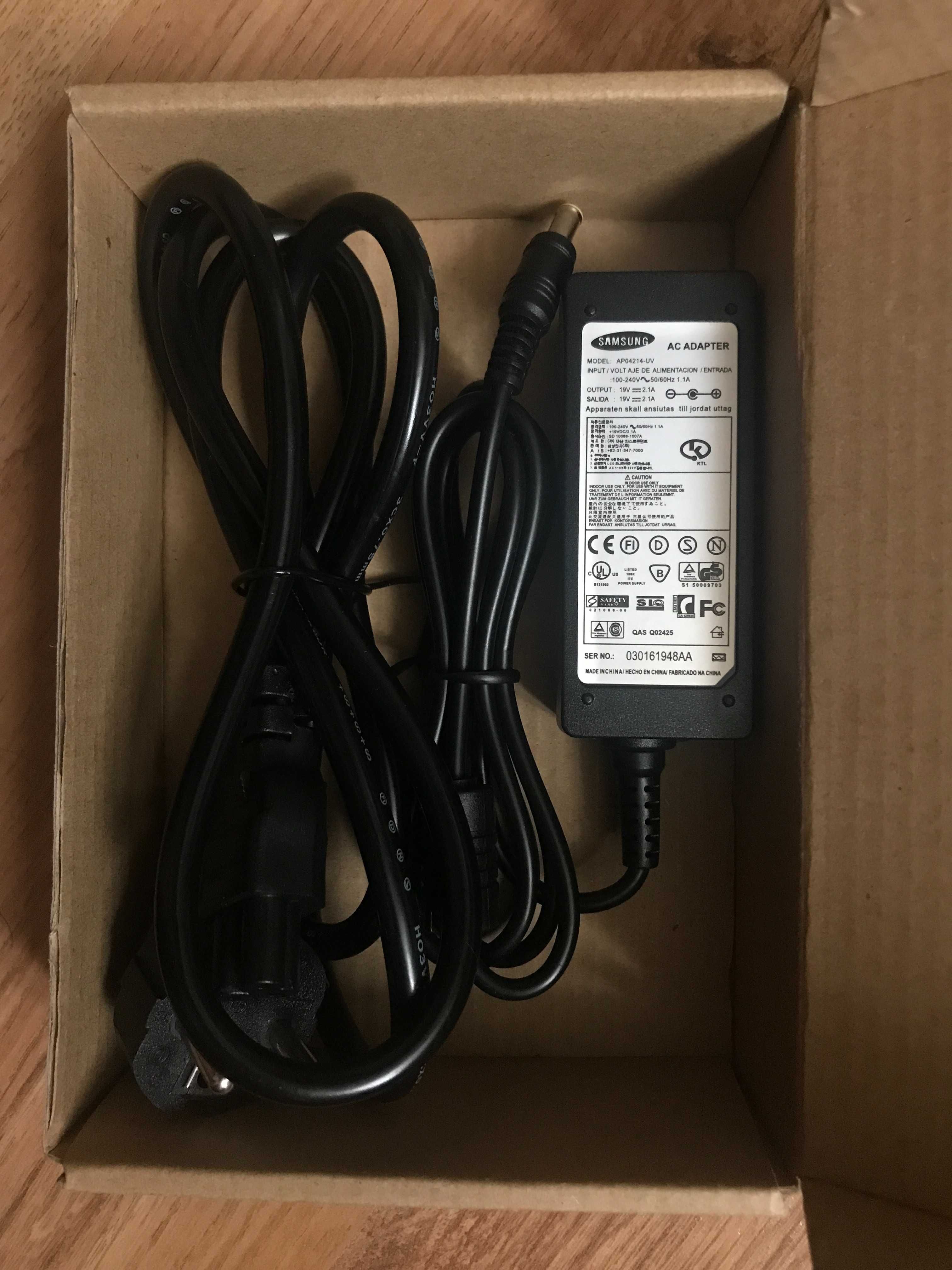 Блок живлення для ноутбука SAMSUNG 19V, 2.1A, 40W, 5.0x3.0 мм