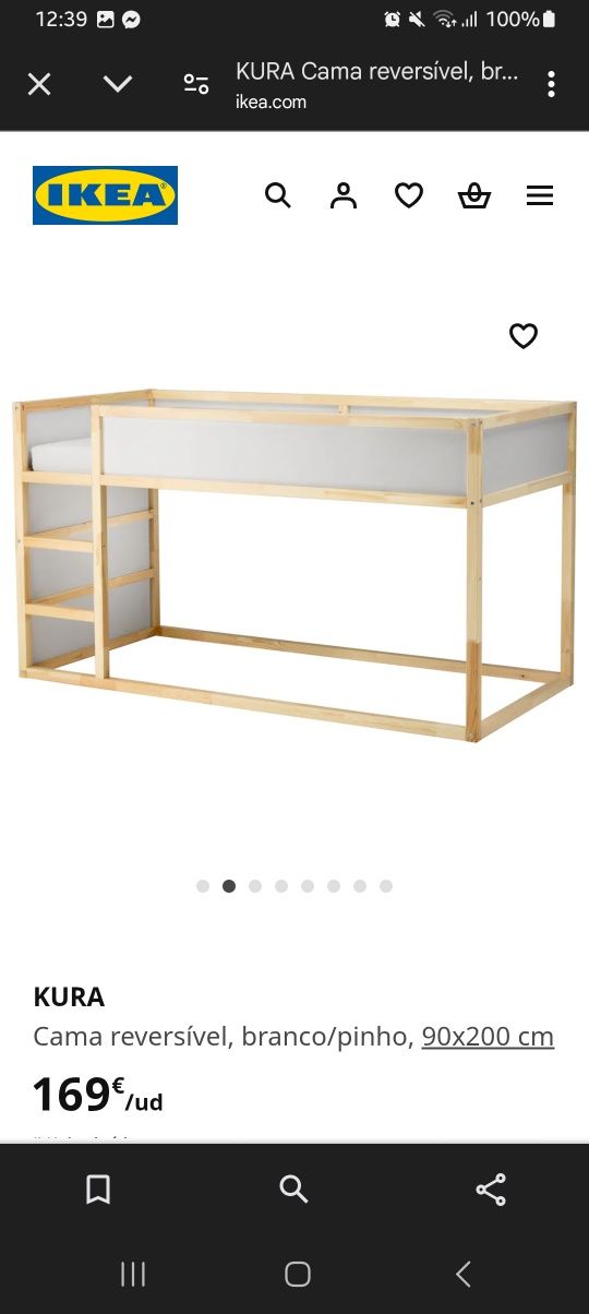 Cama beliche Kura IKEA