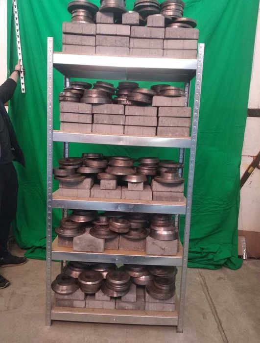 Цех. Оцинкованный стелаж металлический , металевий стелаж оцинкований