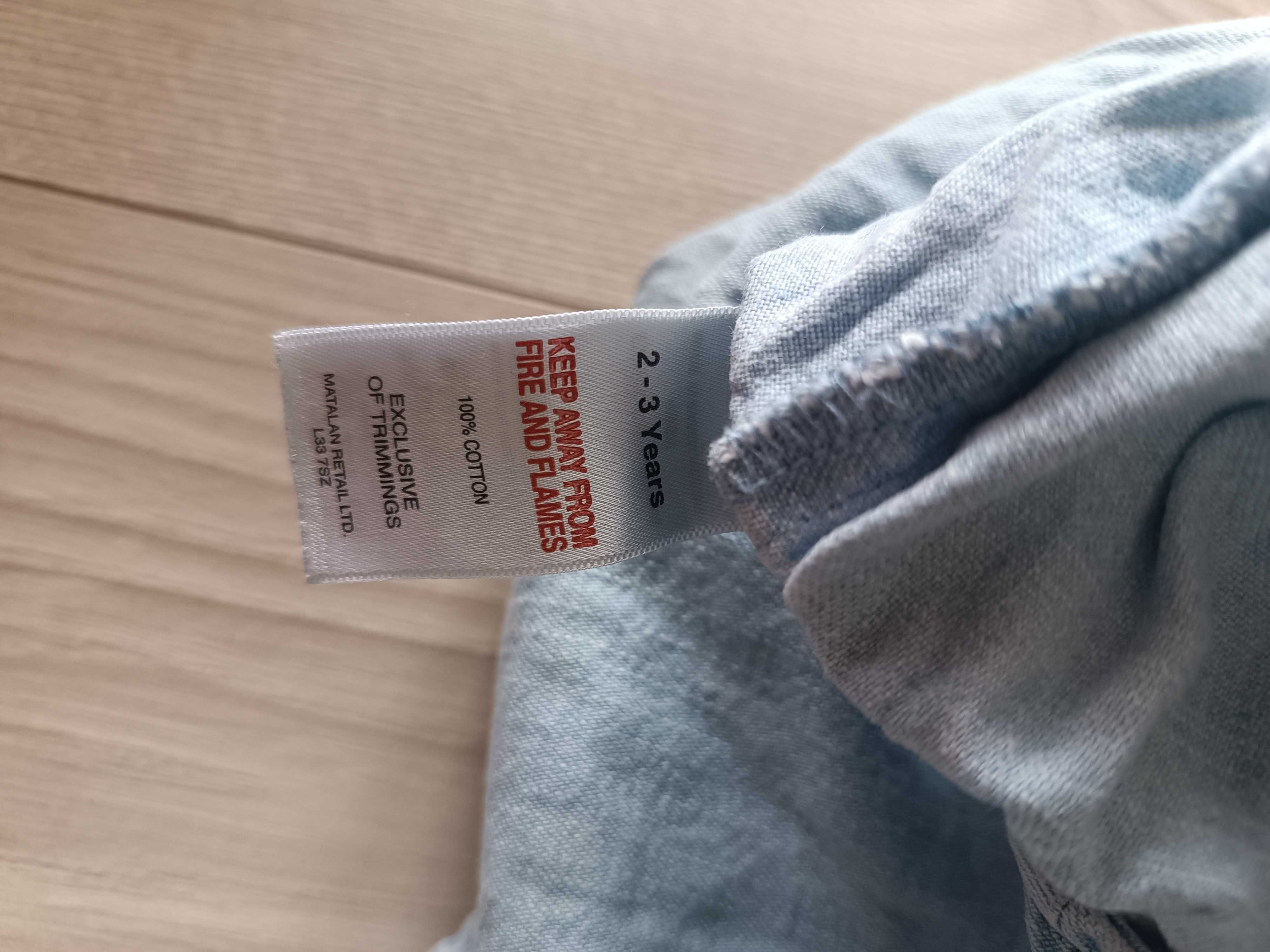 Kombinezon dla dziewczynki krótki rękaw używany, rozmiar 92/98