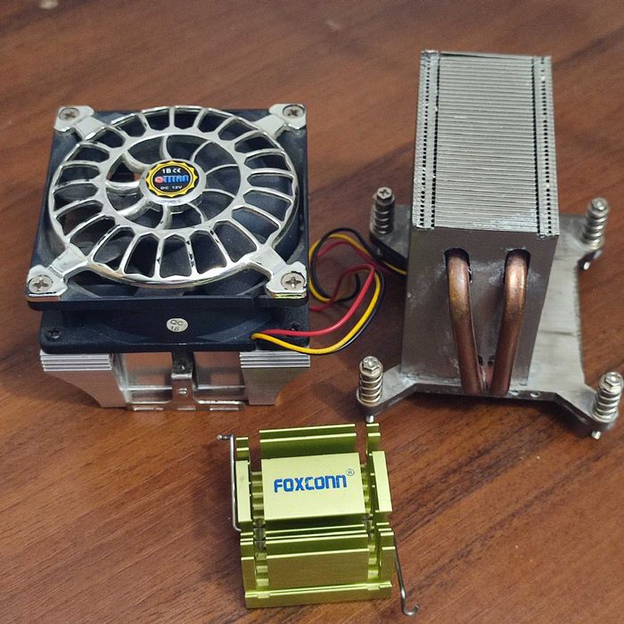 Радиатор Кулер для процессора Охлаждение Titan TTC-D5TB/G/CU35 Foxconn