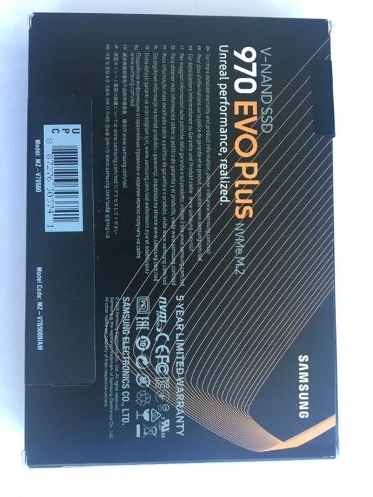 Продам SSD Samsung 970 EVO Plus 500 GB Новый