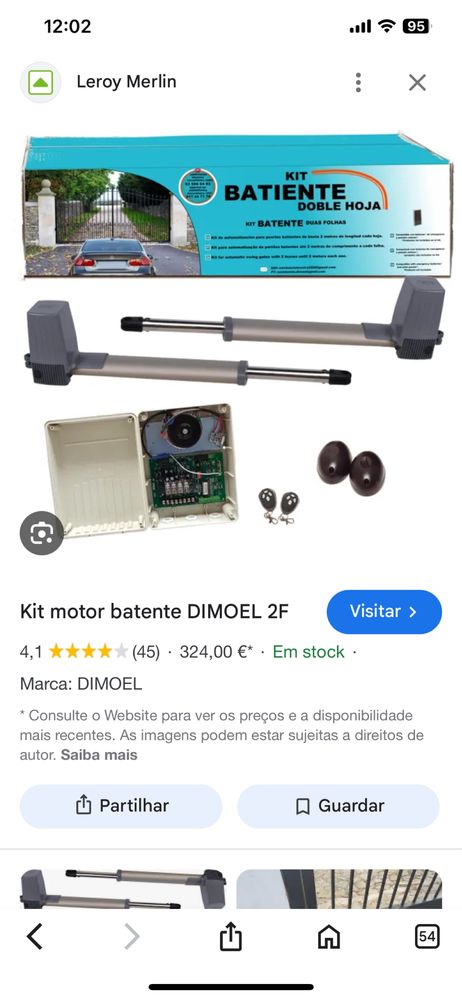 Mecanismo portao automatico