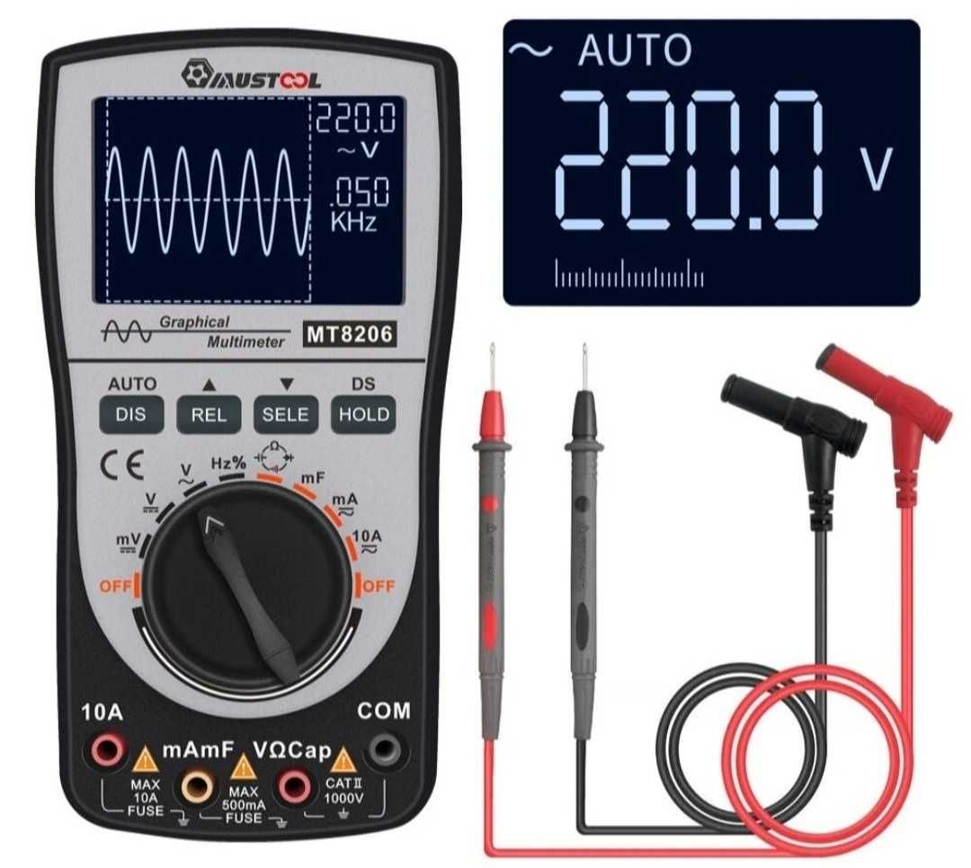 Miernik Mustool MT8206/ET826 oscyloskop cyfrowy