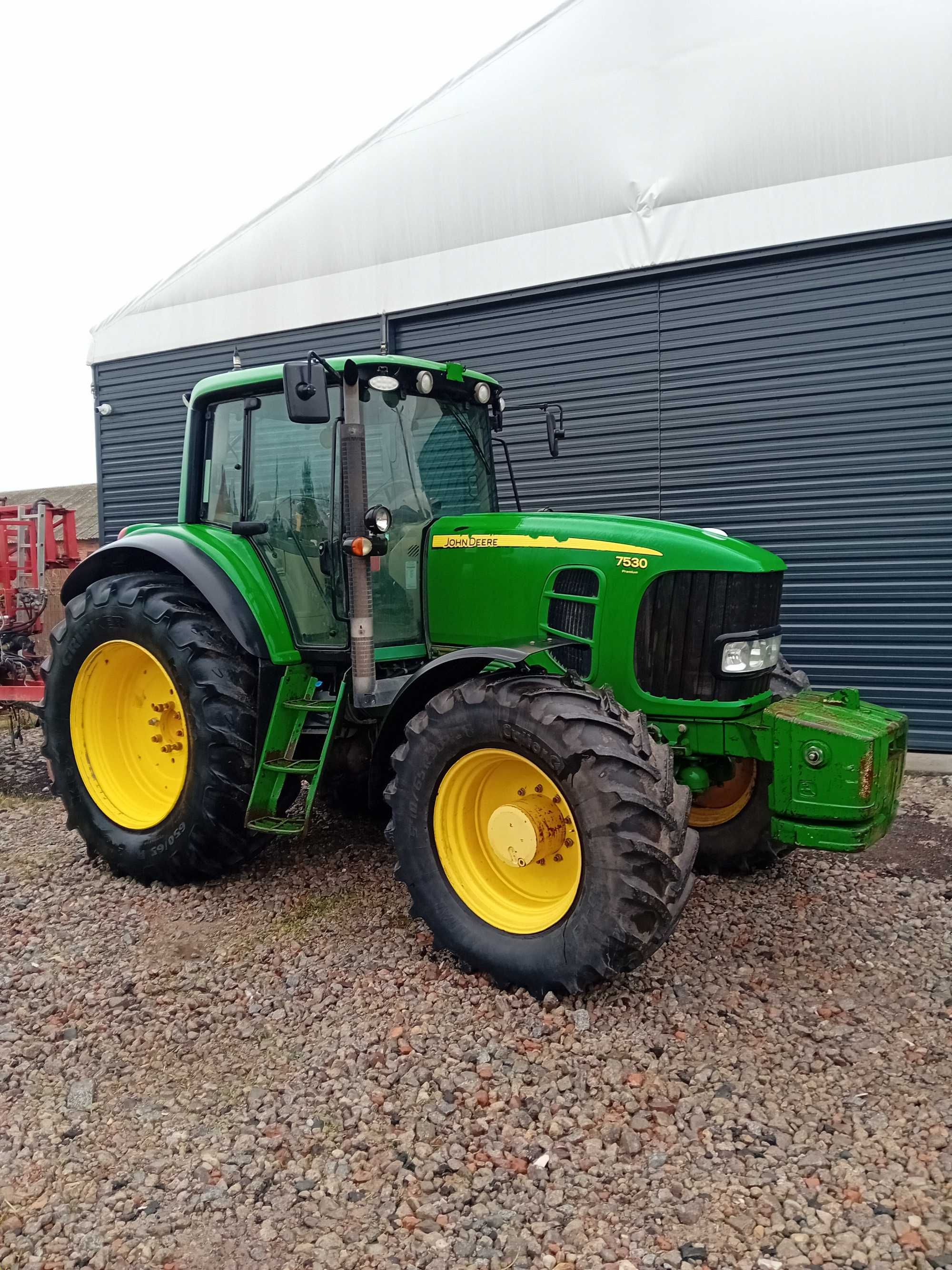 John Deere 7530 Premium manualna skrzynia biegów Tls pneumatyka