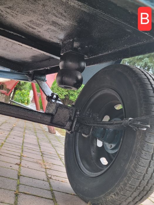 Oś belka przyczepka samochodowa