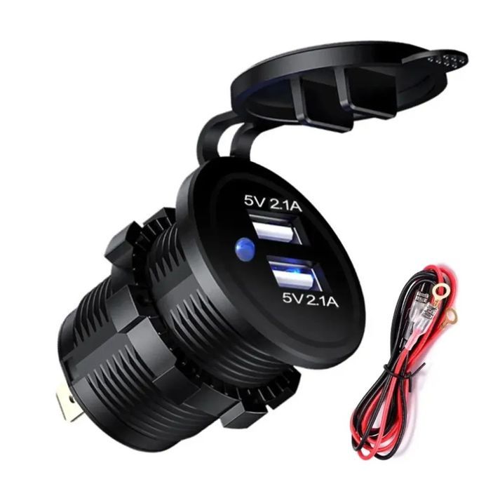 Adaptador portas USB Estanque Universal - 12v 2.1A