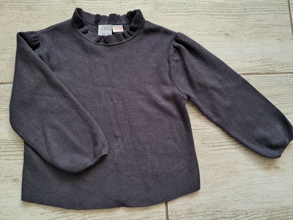 Zara zara kids 110 miękki sweter półgolf 50% wiskozy