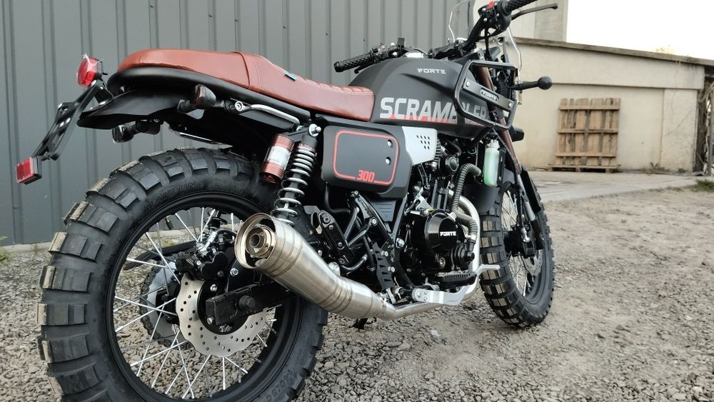 Мотоцикл Forte Scrambler FT300-F6P Офіційний дилер! Гарнтія! Сервіс!