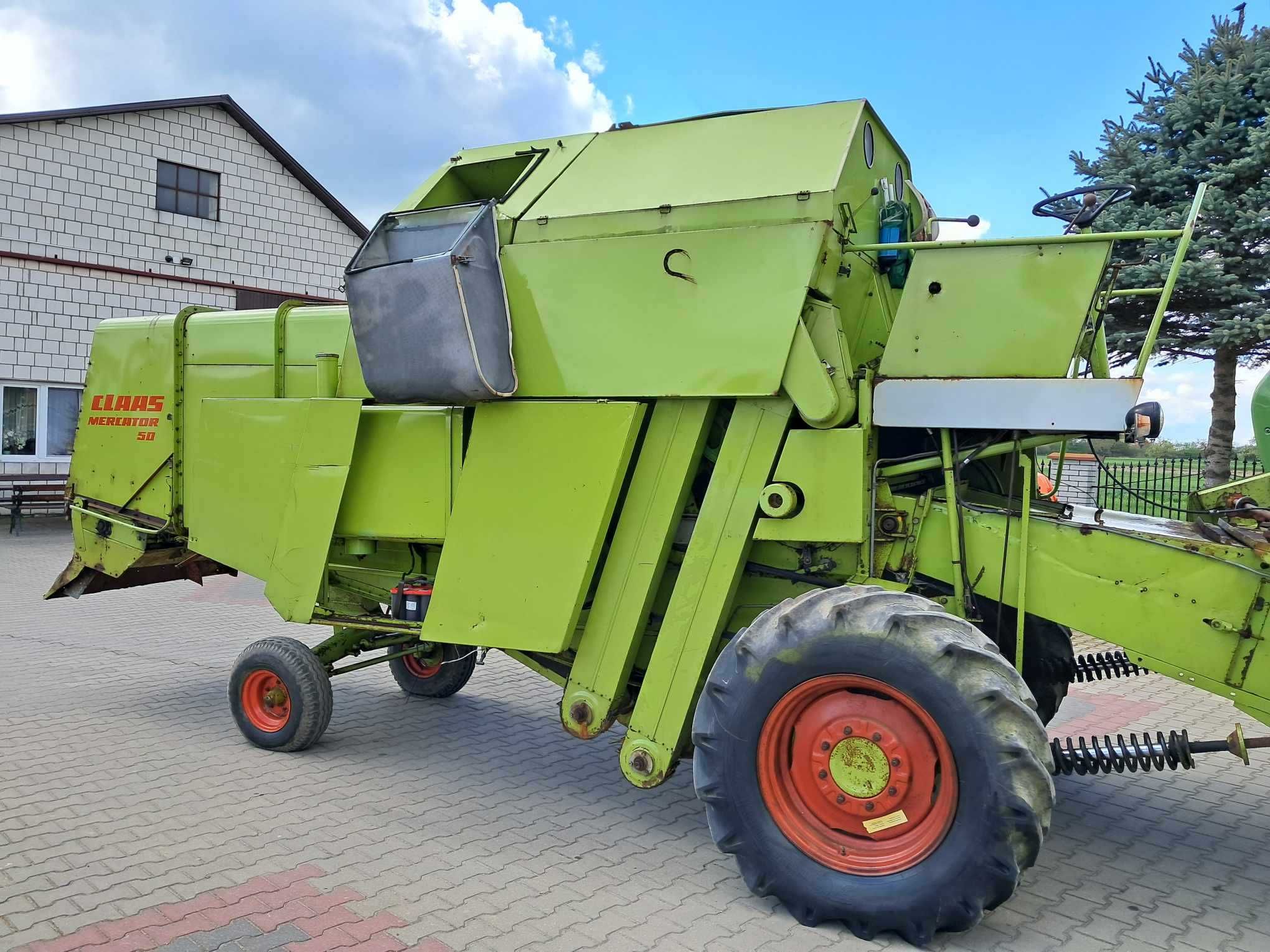 Kombajn zbożowy Claas Mercator  50 w oryginale 3 m silnik Perkins 4