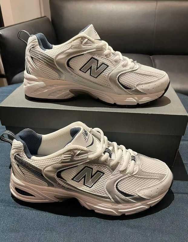 ModayNew Balance 530WhiteDamskieButySportowe_Oddychający Roz.40