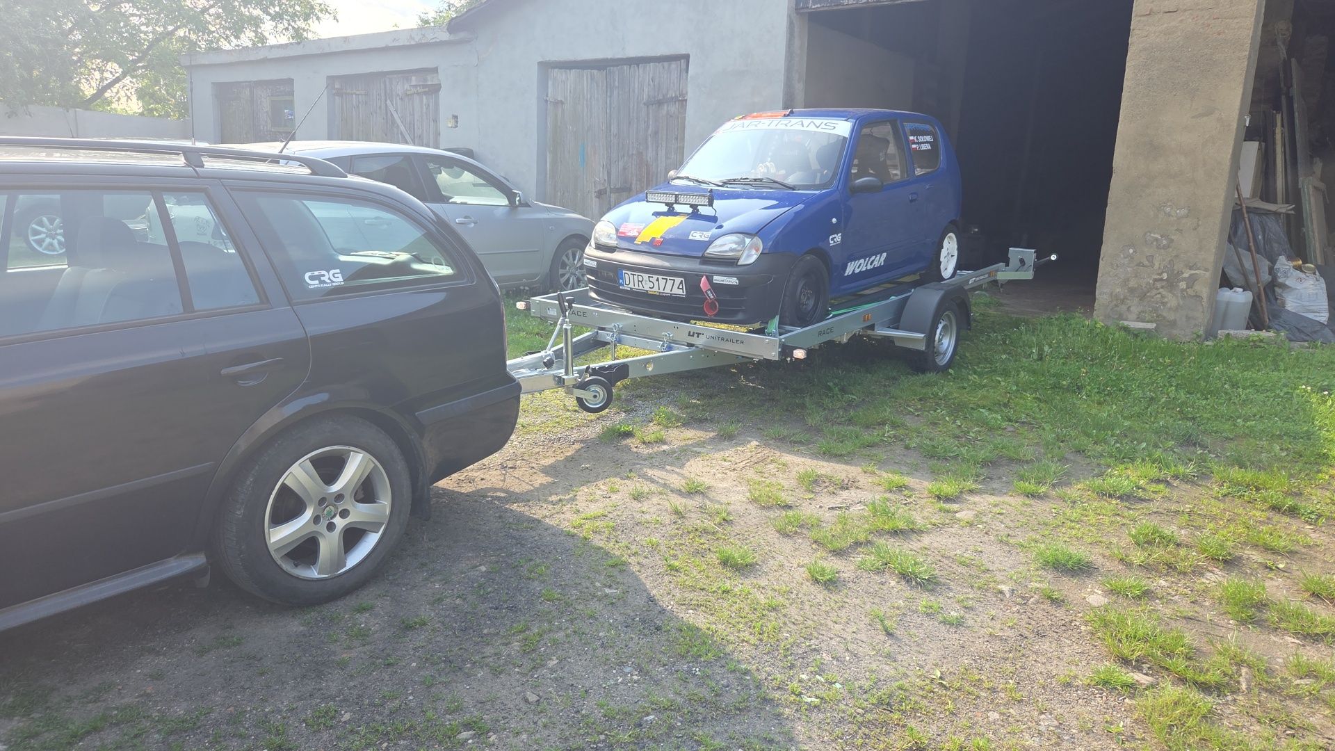 Transport  Tir Bus Laweta 3.5T Przyczepa Piach Żwir P