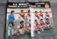 Poster Marius Tresor e AS Mónaco 1985 Mondial - Coupe  France 1985