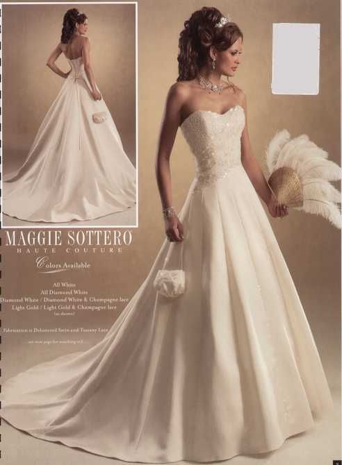 Продам новое свадебное платье Maggie Sottero, модель Valencia