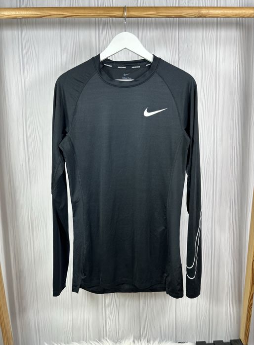 Nike Pro Dri Fit компресійна кофта лонгслів з гарним дизайном L