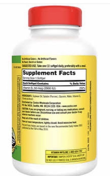 Вітаміни Kirkland США С1000n250+Д3n600