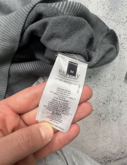 Стильный шерсяной свитер Replay оригинал Размер M