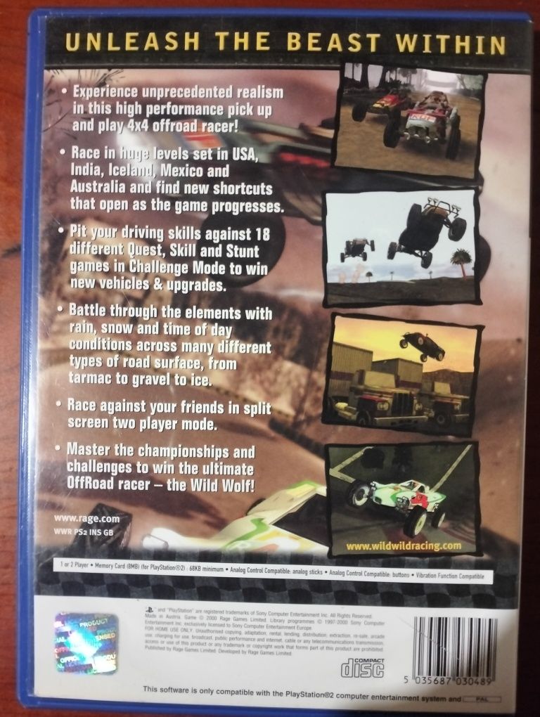 Jogo Wild Wild Racing - PlayStation 2