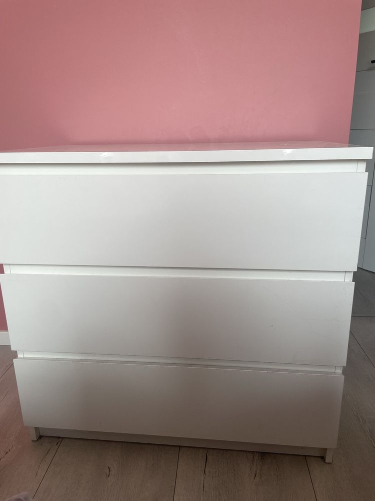 Meble komoda i 2x szafi nocne Ikea