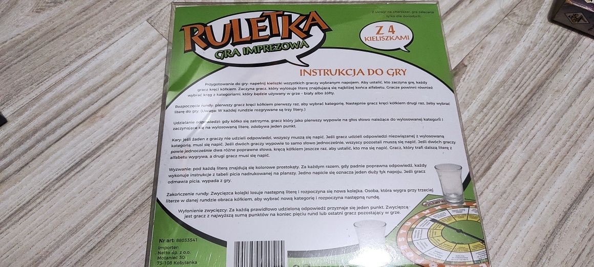 Gra Imprezowa - Ruletka