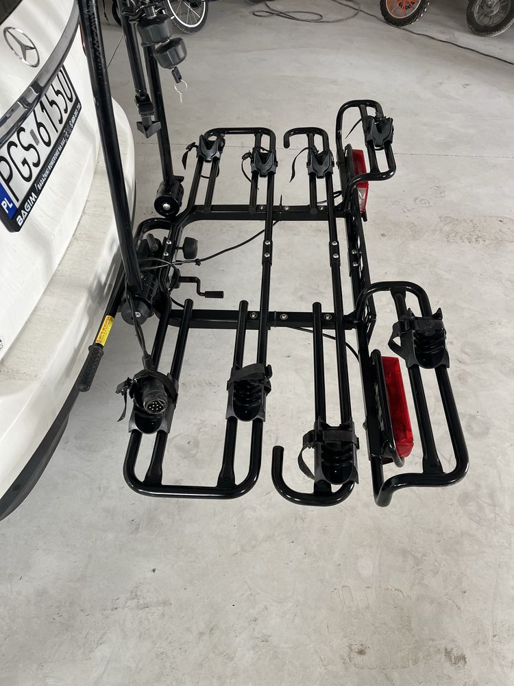 Bagaznik rowerowy na hak na 4 rowery MFT 80kg uchylny Thule