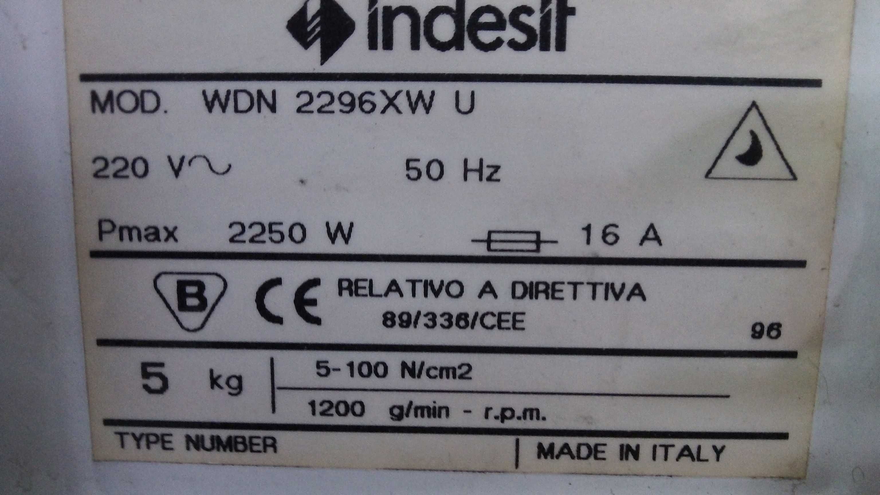 Запчастини до пральних машин SAMSUNG WF6450S4V, Indesit WDN 2296XW U