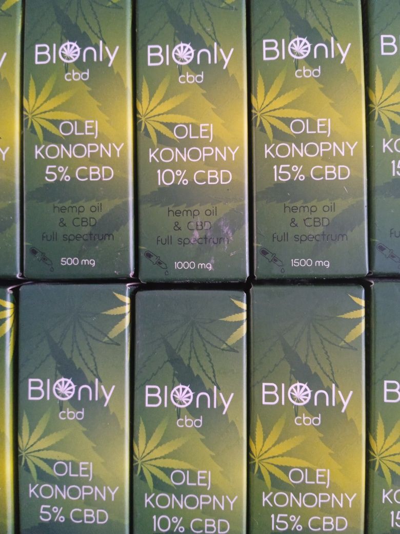 Wyprzedaż CBD olej konopny 5% Vegan Friendly