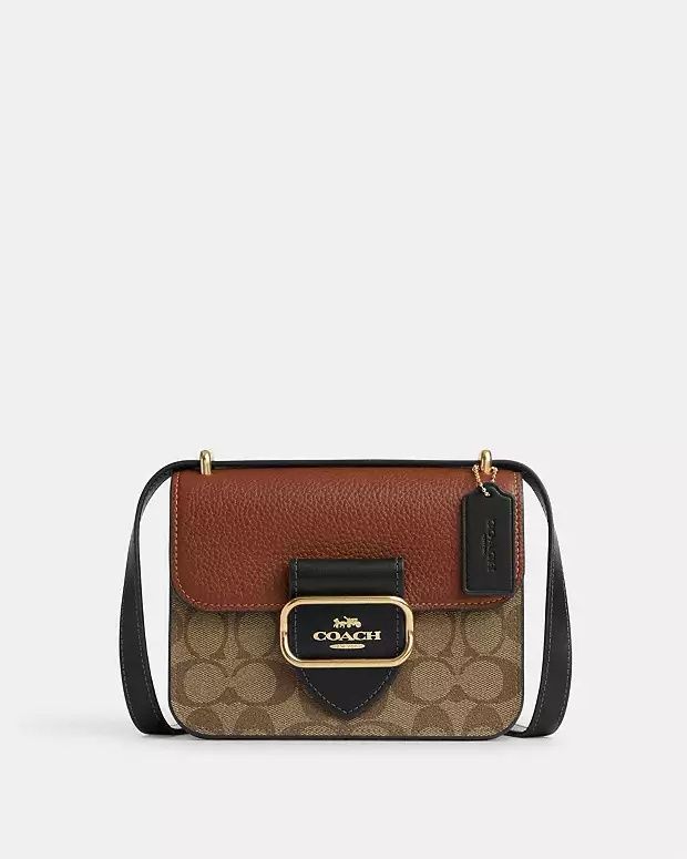 Оригінальний сумка Coach Morgan Square Crossbody Bag In Colorblock