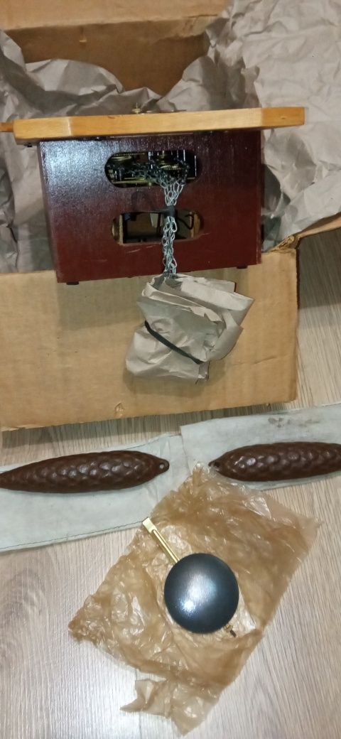 Новые настенные часы кукушка "Маяк" в коробке с документами №3